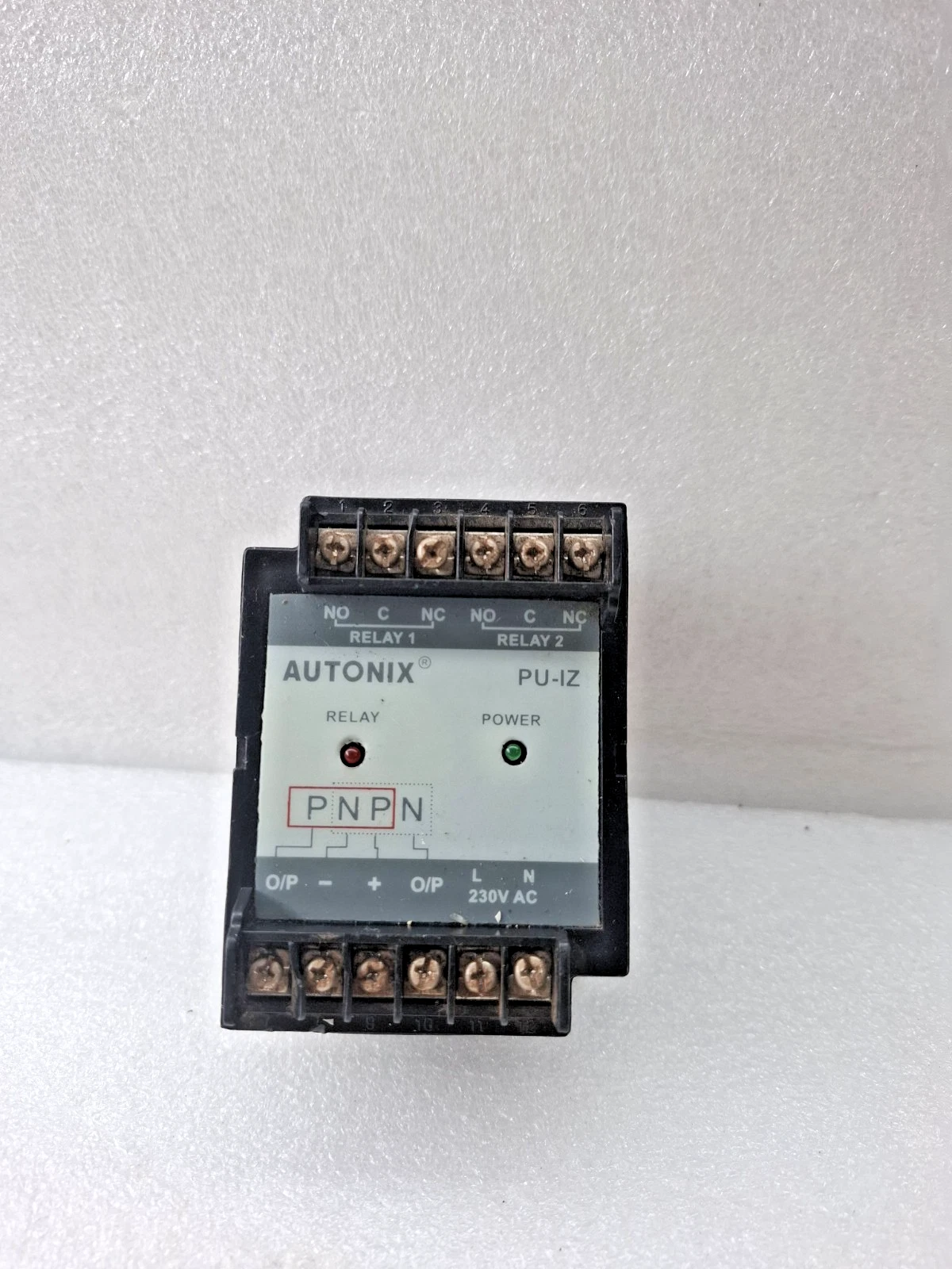 Autonix PU-1Z Operating Unit PNP/NPN Sensor Relay Converter 230V AC